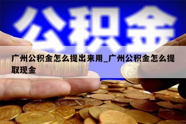 广州公积金怎么提出来用_广州公积金怎么提取现金